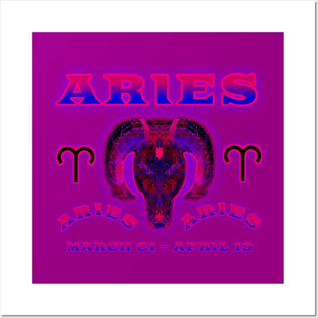 Aries 6a Boysenberry Wall Art by Boogie 72